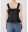 リネン混フリルノースリ