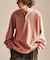 スラブワッフル ヘンリーネックTシャツ