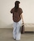 UNIVERSAL OVERALL/ユニバーサルオーバーオール SLOBE別注 パジャマパンツ
