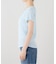 クレープリブ ヘンリーネック5分袖 TEE