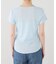 クレープリブ ヘンリーネック5分袖 TEE