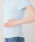 クレープリブ ヘンリーネック5分袖 TEE