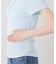 クレープリブ ヘンリーネック5分袖 TEE