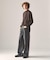 【Hanes×417 EDIFICE】別注 CLEAR CUT COTTON SMOOTH MOCK NECK（MODERN FIT）