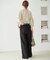 《4サイズ展開》コットンストレートパンツ