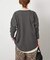 HANES/ヘインズ SLOBE別注 ヘンリーネックワッフル ロンTEE