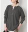 HANES/ヘインズ SLOBE別注 ヘンリーネックワッフル ロンTEE