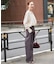HANES/ヘインズ SLOBE別注 ヘンリーネックワッフル ロンTEE