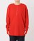 HANES/ヘインズ SLOBE別注 ヘンリーネックワッフル ロンTEE