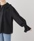 normment/ノーメント COTTON RAYON PINTUCK COLLAR BLOUSE S26P1586