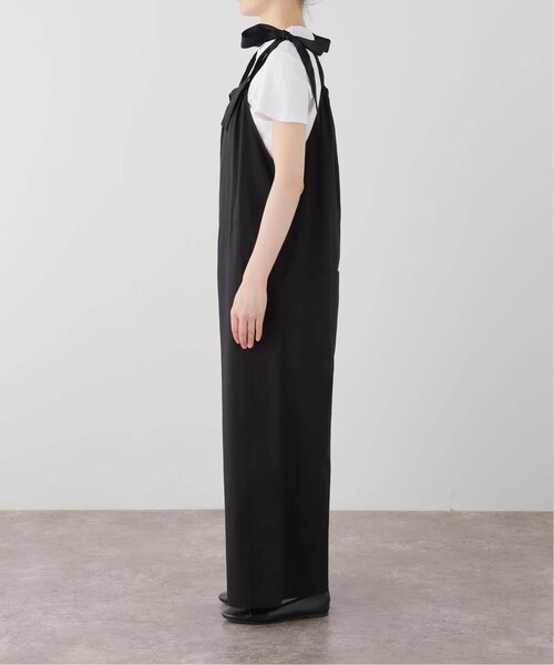normment/ノーメント SLOBE別注 COTTON POPLIN RIBBON JUMPSUIT