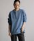 LACOSTE × 417 ヘンリーネック ワッフルTシャツ