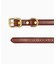 TORY LEATHER / トリーレザー 3/4 wide plain creased belt