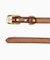 TORY LEATHER / トリーレザー 3/4 wide plain creased belt