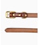 TORY LEATHER / トリーレザー 3/4 wide plain creased belt