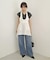 SLOBE レザーフラップショルダーバッグ