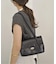 SLOBE レザーフラップショルダーバッグ