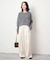 SLOBE レザーフラップショルダーバッグ