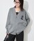 《WEB限定カラーあり/追加》サガラ刺繍スエットライクニットカーディガン