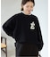《WEB限定カラーあり/シリーズあり/追加》サガラ刺繍スウェットライクニット