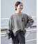 《WEB限定カラーあり/シリーズあり/追加》サガラ刺繍スウェットライクニット
