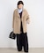 《シリーズあり/追加》souple wool ダブルフェイスミドルコート