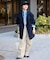 《シリーズあり/追加》souple wool ダブルフェイスミドルコート