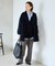 《シリーズあり/追加》souple wool ダブルフェイスミドルコート