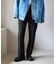 《WEBのみ4サイズ展開/吸湿発熱/追加》CIRCULATE WARM スティックパンツ