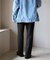 《WEBのみ4サイズ展開/吸湿発熱/追加》CIRCULATE WARM スティックパンツ