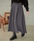 《WEB限定カラーあり》フラワージャガードフレアスカート