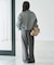 《WEBのみ4サイズ展開/WEB限定カラー/吸湿発熱》CIRCULATE WARM タックパンツ