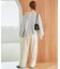 《WEBのみ4サイズ展開/WEB限定カラー/吸湿発熱》CIRCULATE WARM タックパンツ