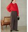 《WEBのみ4サイズ展開/WEB限定カラー/吸湿発熱》CIRCULATE WARM タックパンツ