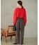《WEBのみ4サイズ展開/WEB限定カラー/吸湿発熱》CIRCULATE WARM タックパンツ