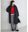 《WEBのみ4サイズ展開》ツィード ベルテット2タックストレートパンツ