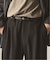 ウーステッドライク ワイドスラックス