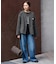 DANTON/ダントン COLLARLESS JACKET DT-A0013