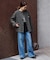 DANTON/ダントン COLLARLESS JACKET DT-A0013
