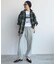 《WEB限定カラーあり/追加2》ビエラチェックルーズシャツ