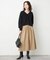 ツイルタックギャザースカート