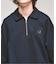 FRED PERRY / フレッドペリー HALF ZIP COLLARED SWEATSHIRT