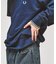 FRED PERRY / フレッドペリー TIPPED CREWNECK SWEATSHIRT