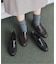《WEB限定サイズあり/追加》SLOBE レザーギャザーローファー
