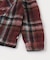 【WAX LONDON / ワックス ロンドン】オーバーシャツ BURGUNDY MULTI