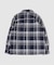 【WAX LONDON / ワックス ロンドン】WHITING OVERSHIRT PLAID WEAVE