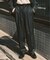ミックスツイード 2タック パンツ