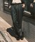 ミックスツイード 2タック パンツ