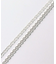 JieDa 925 SILVER THIN SWITCHING NECKLACE　JIE-24W-GD04