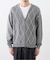 MYS MYS/ミースミース COMBAT ZIP KNIT C/D　ニットカーディガン